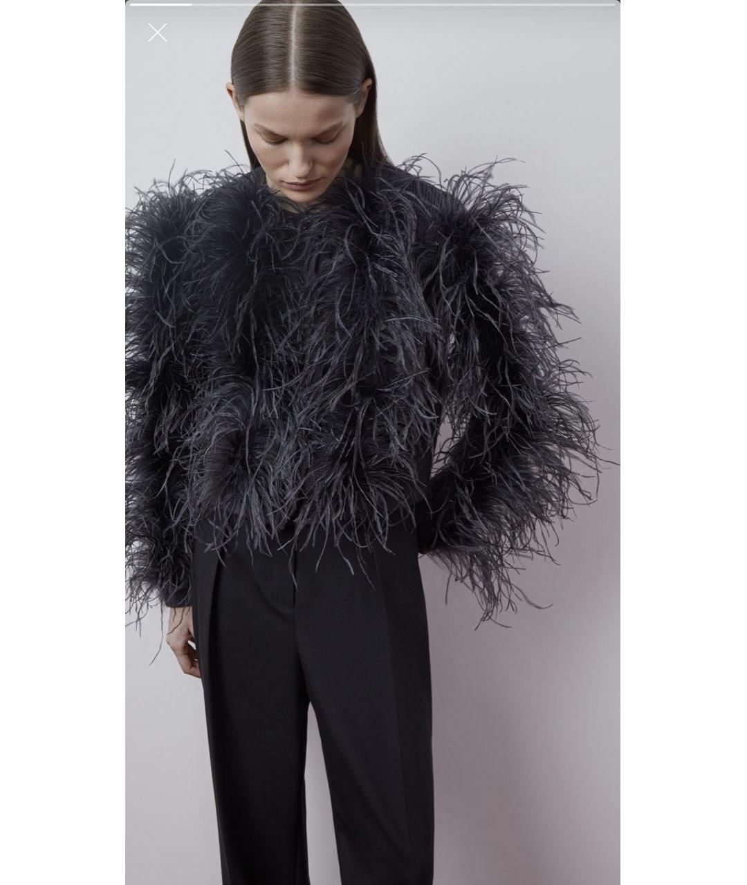 12 STOREEZ Серый хлопковый жакет/пиджак, фото 3