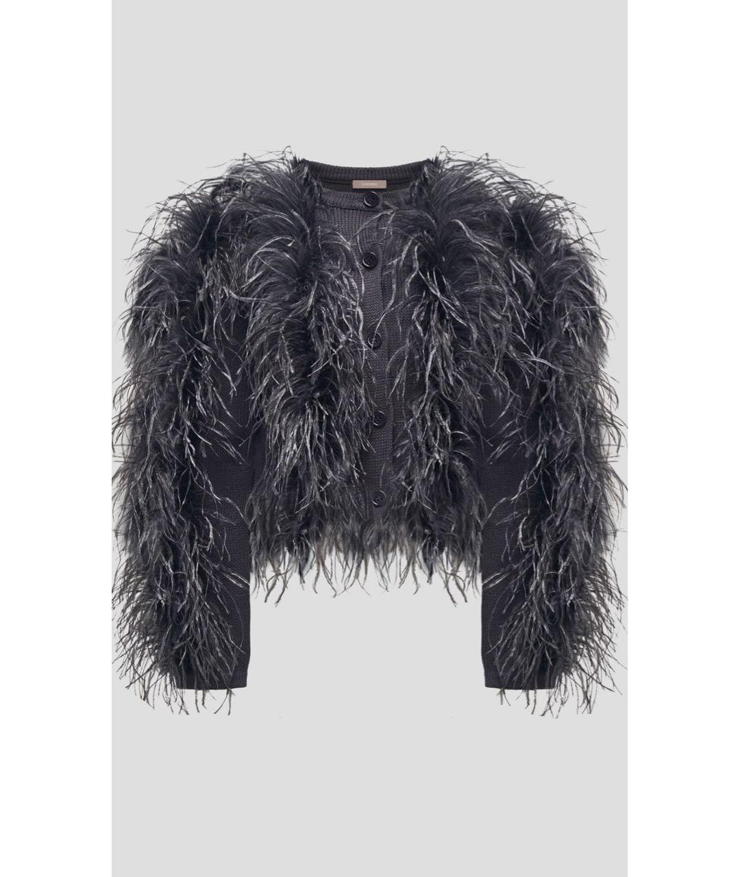 12 STOREEZ Серый хлопковый жакет/пиджак, фото 5