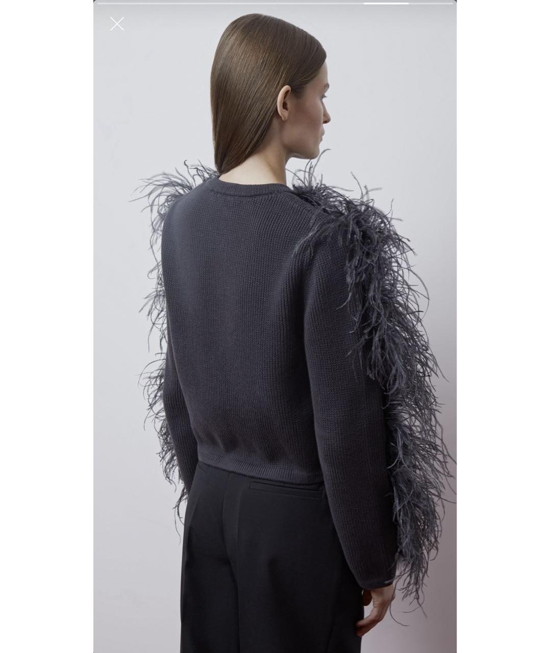 12 STOREEZ Серый хлопковый жакет/пиджак, фото 4