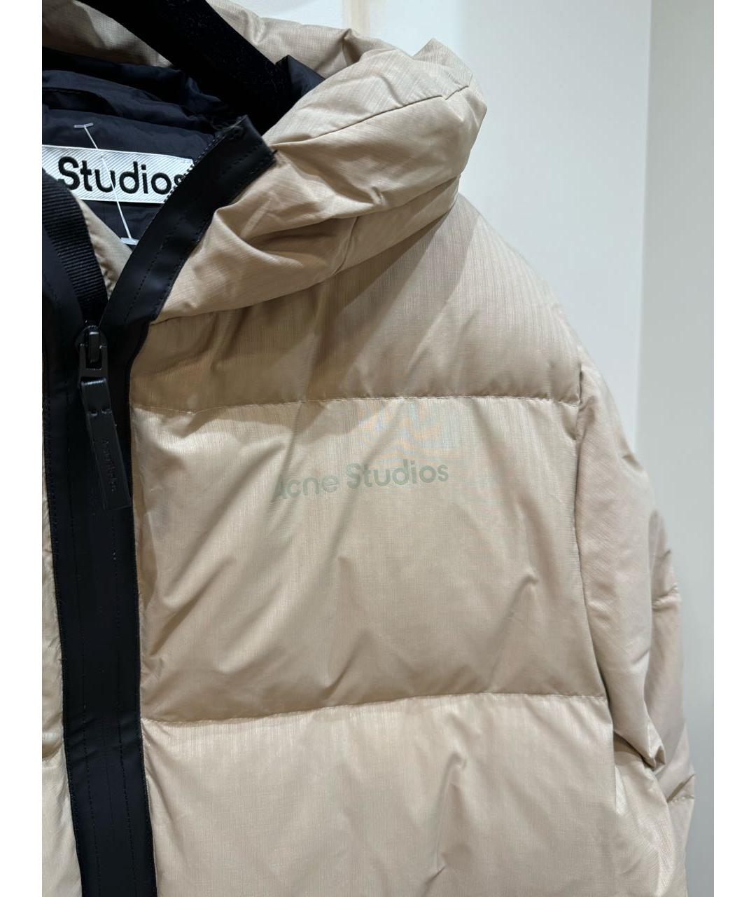 ACNE STUDIOS Бежевый пуховик, фото 4