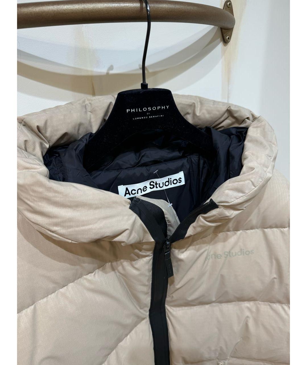 ACNE STUDIOS Бежевый пуховик, фото 5