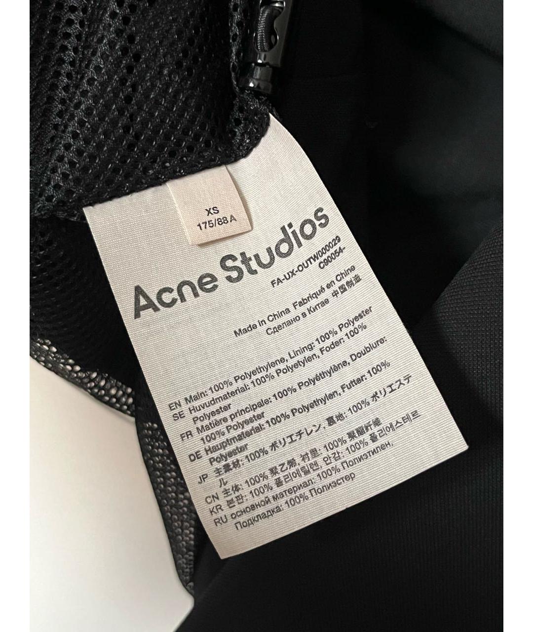 ACNE STUDIOS Черная полиамидовая куртка, фото 6