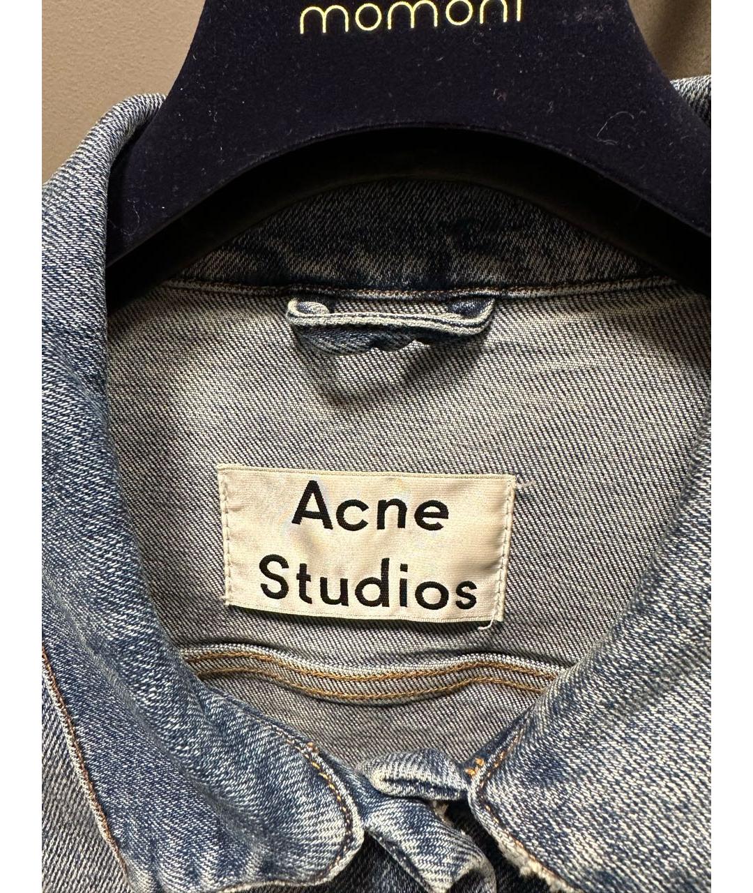 ACNE STUDIOS Голубая деним куртка, фото 3