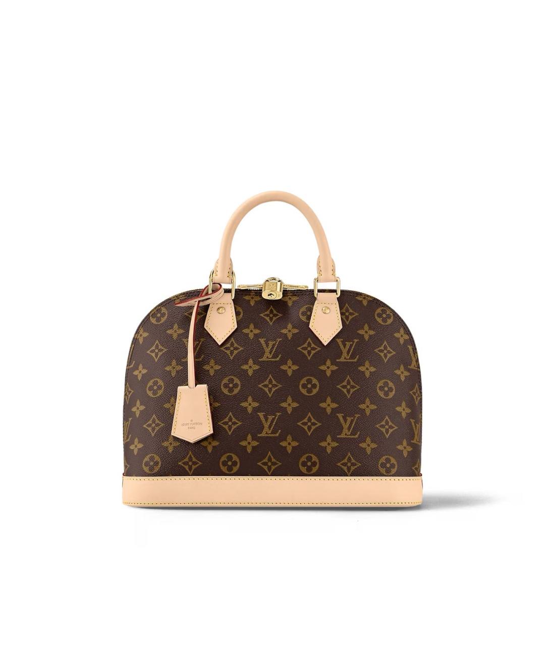 LOUIS VUITTON Коричневая сумка с короткими ручками, фото 1