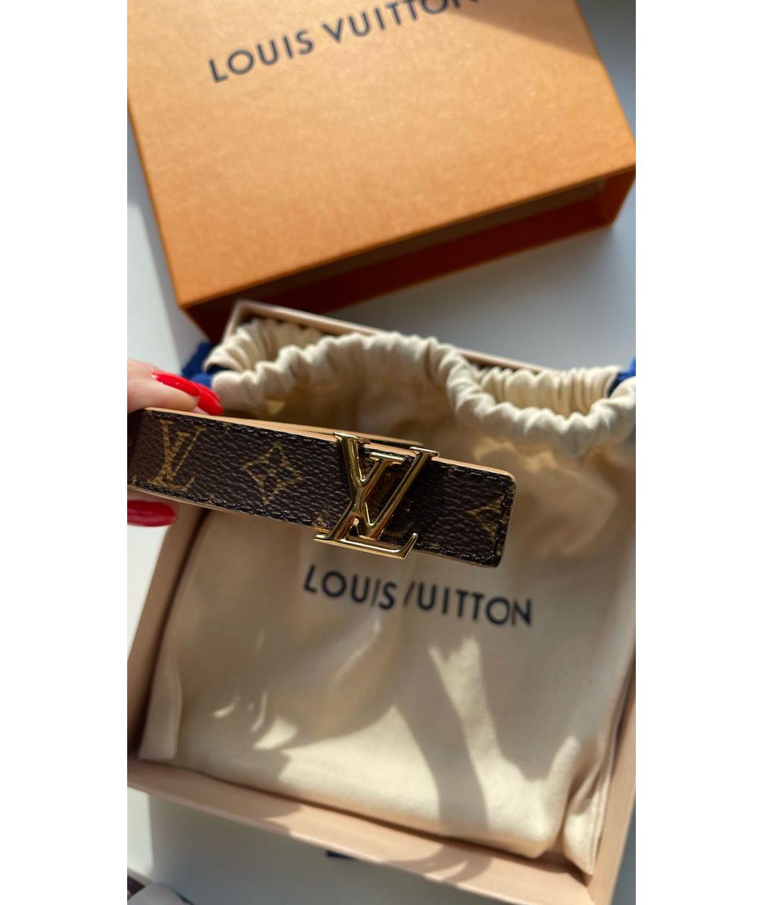 LOUIS VUITTON Коричневый ремень, фото 7