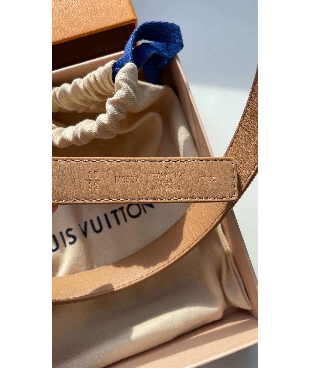 LOUIS VUITTON Коричневый ремень, фото 3