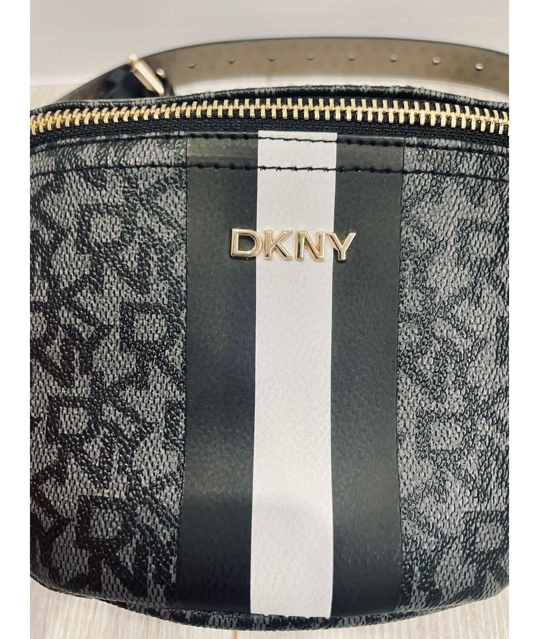 DKNY Антрацитовая поясная сумка, фото 5