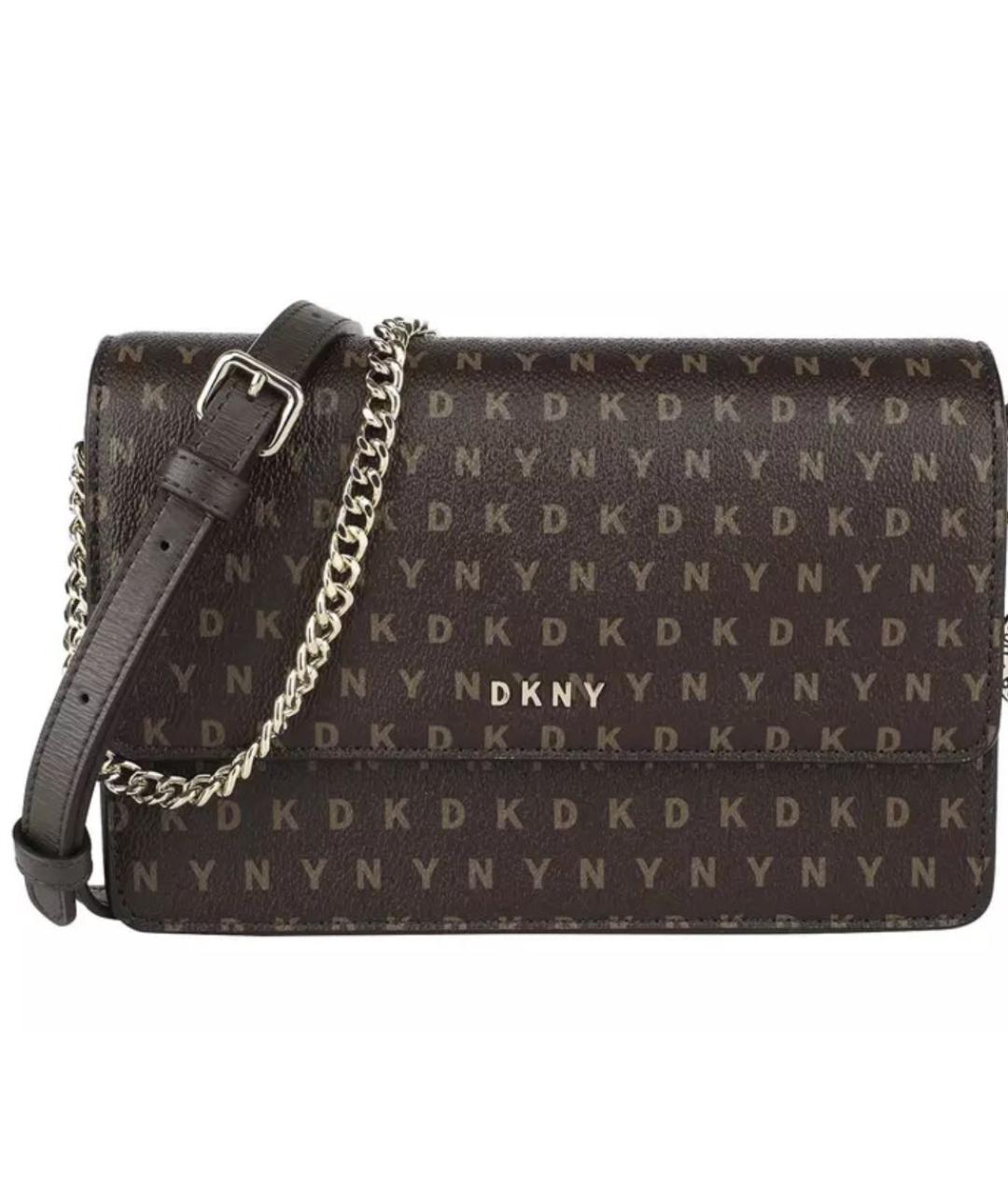 DKNY Коричневая сумка через плечо, фото 1