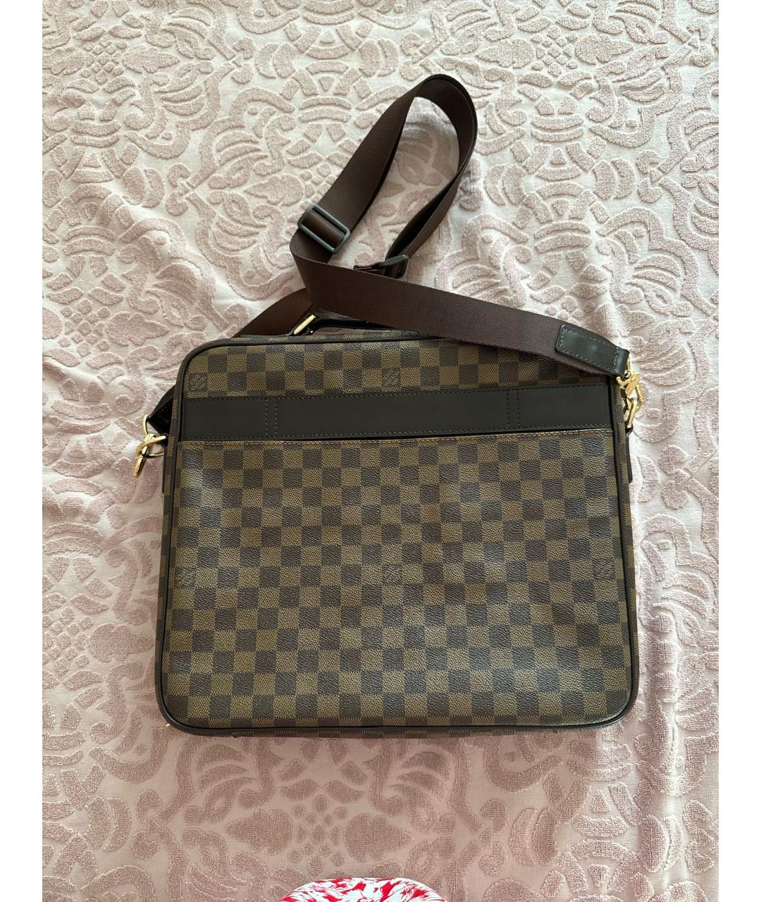 LOUIS VUITTON Коричневая сумка на плечо, фото 3