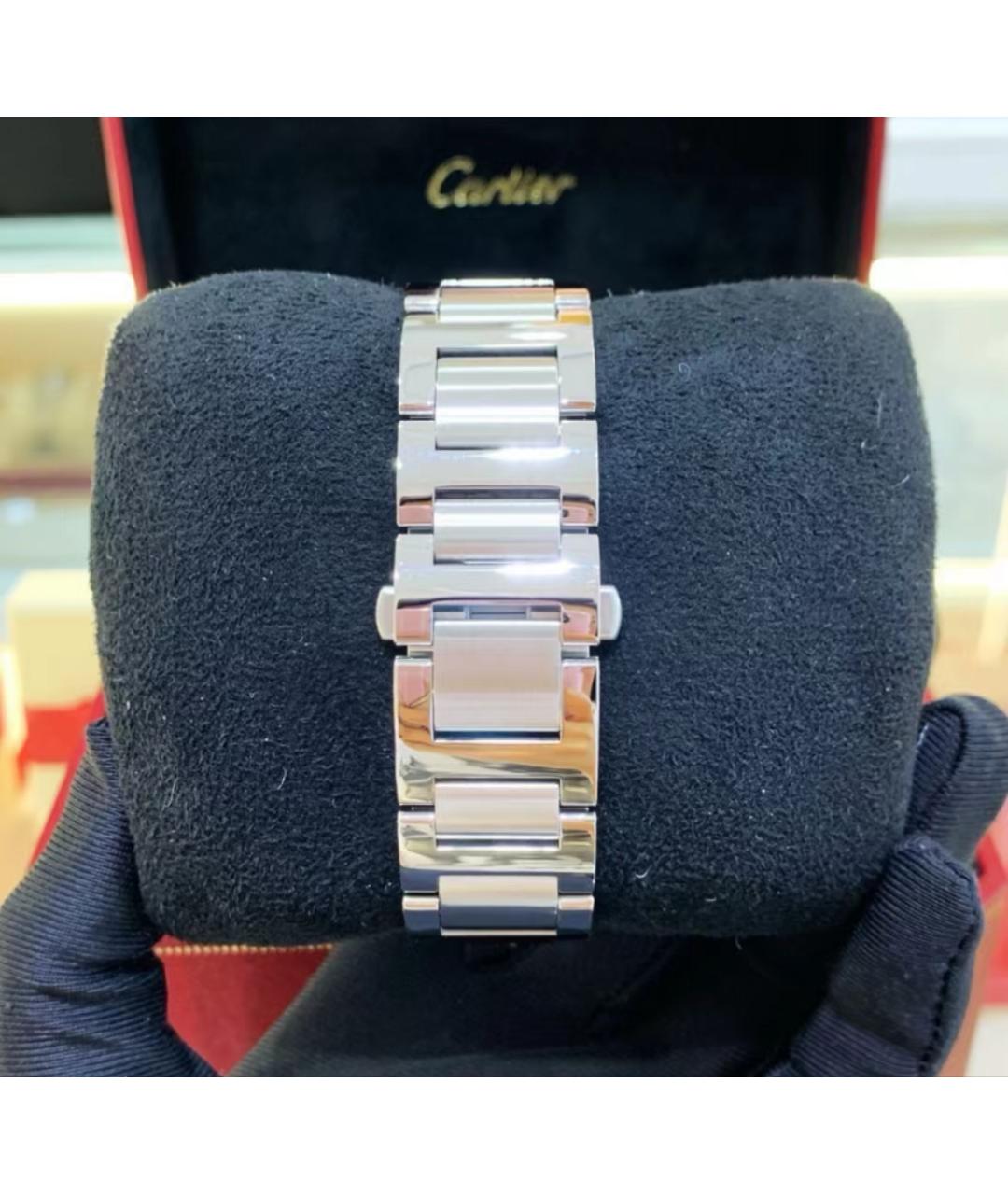 CARTIER Серебряные часы, фото 3