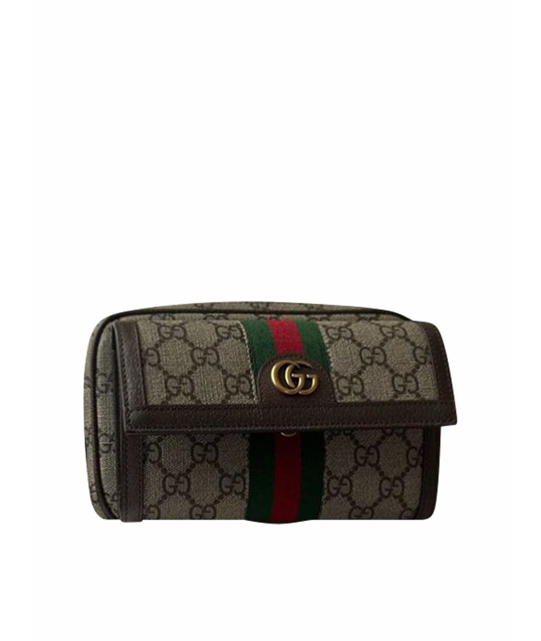 GUCCI Коричневая сумка через плечо, фото 1