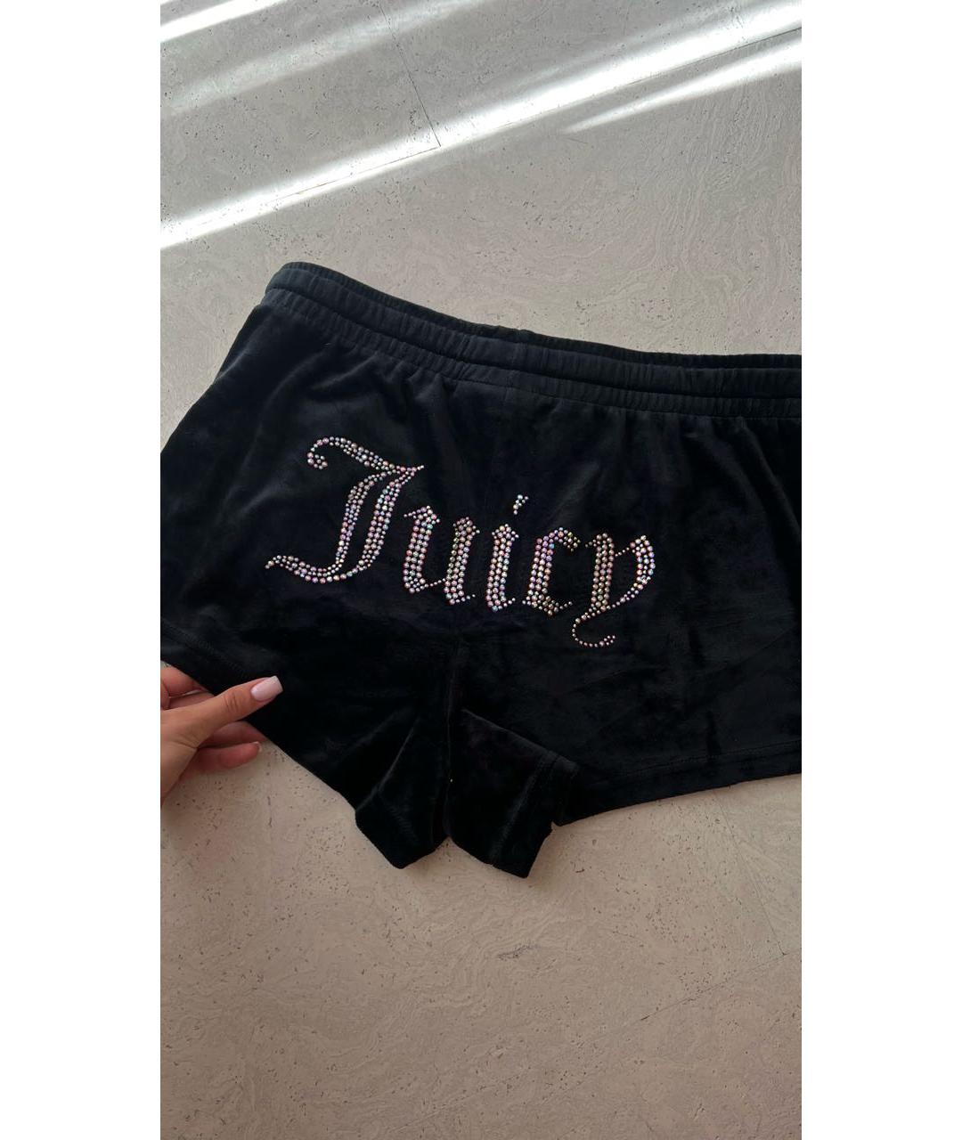 JUICY COUTURE Черный велюровый спортивные костюмы, фото 3