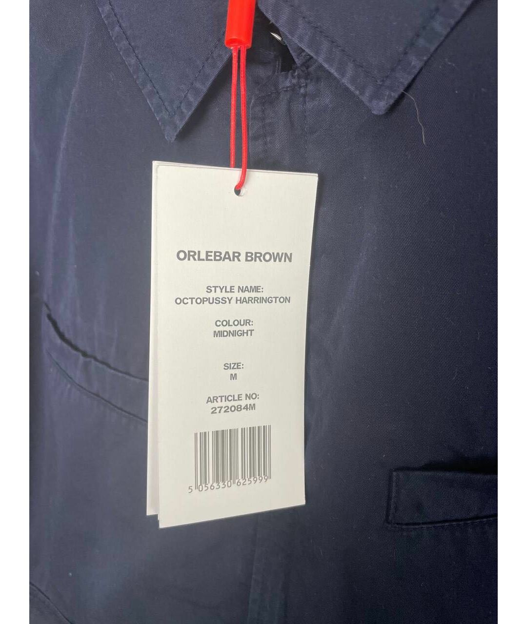 ORLEBAR BROWN Темно-синяя хлопковая куртка, фото 4
