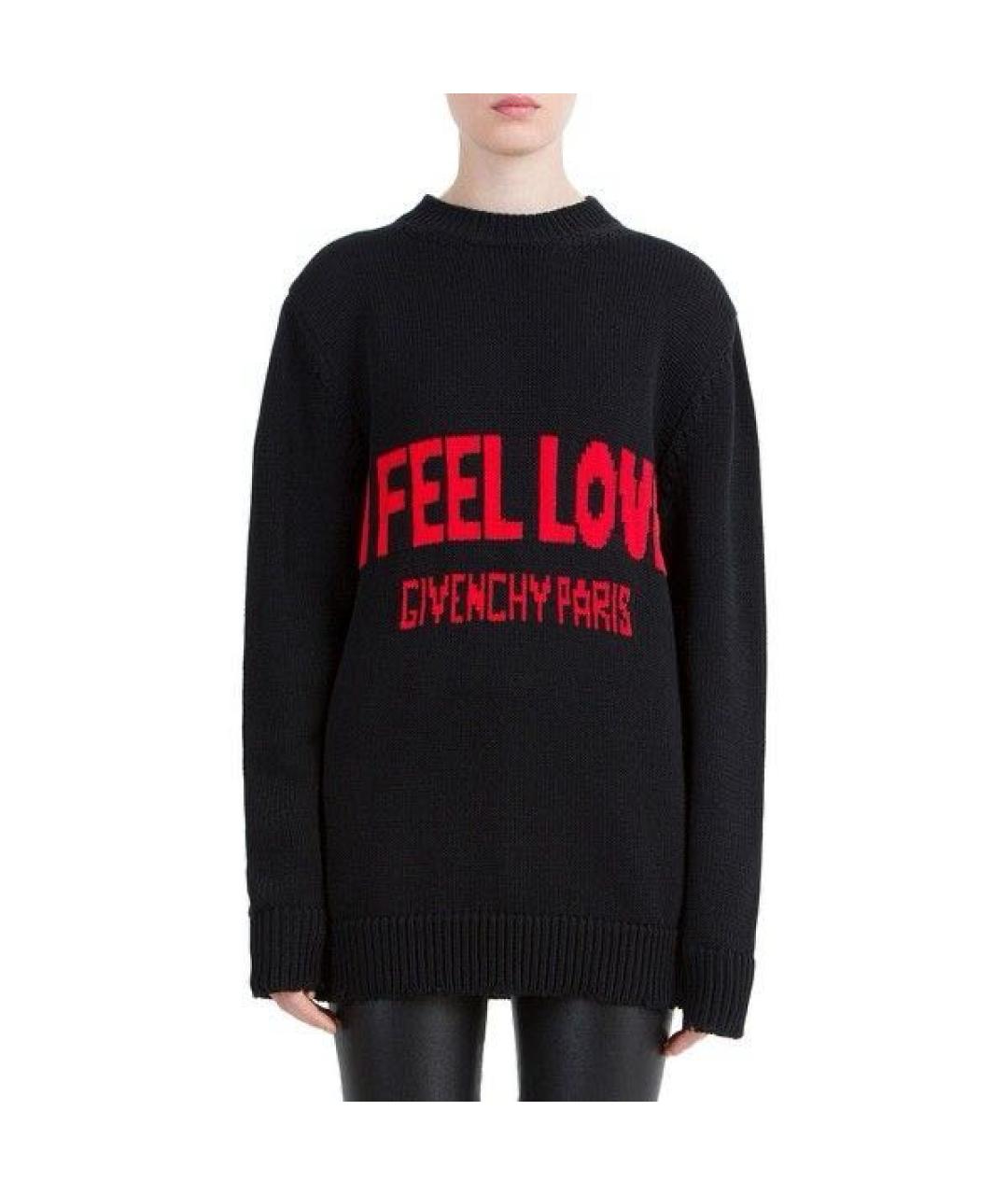 GIVENCHY Черный хлопковый джемпер / свитер, фото 2