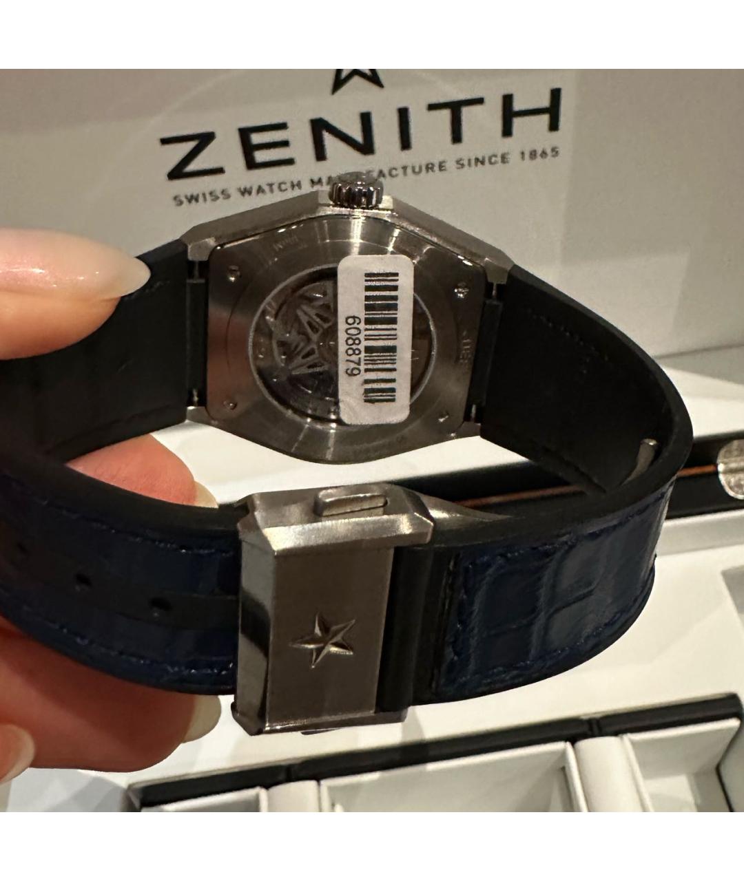 ZENITH Синие титановые часы, фото 3