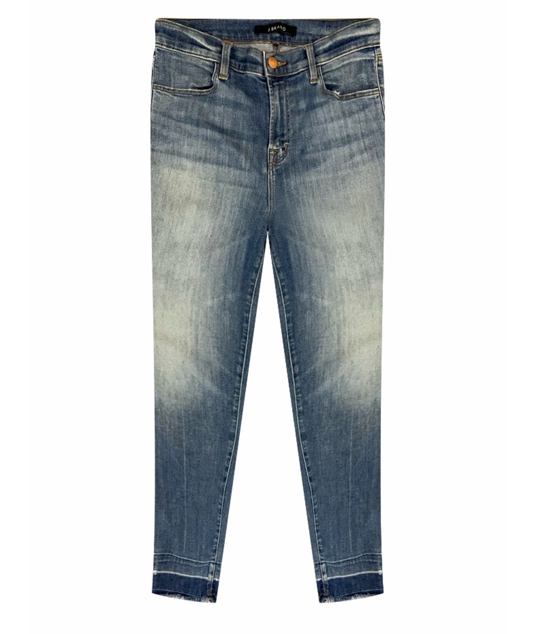 JBRAND Синие хлопко-эластановые джинсы слим, фото 1