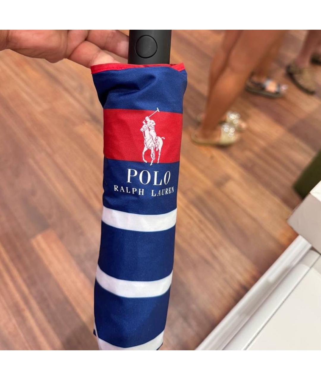 POLO RALPH LAUREN Темно-синий зонт, фото 3