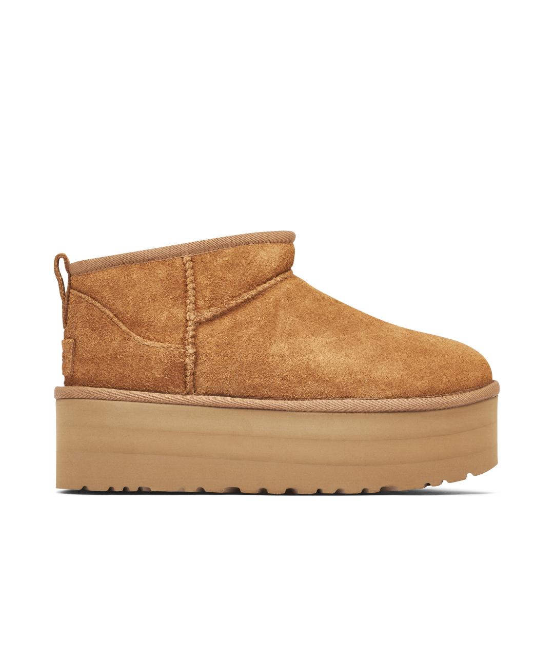 UGG AUSTRALIA Бежевые замшевые ботинки, фото 1