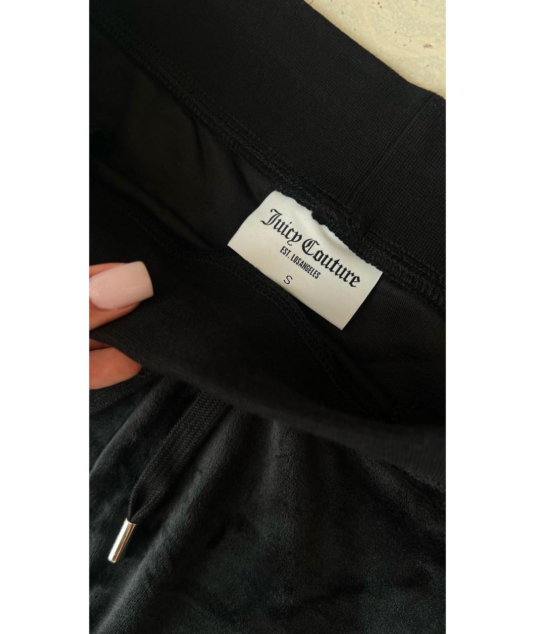 JUICY COUTURE Черный велюровый спортивные костюмы, фото 8