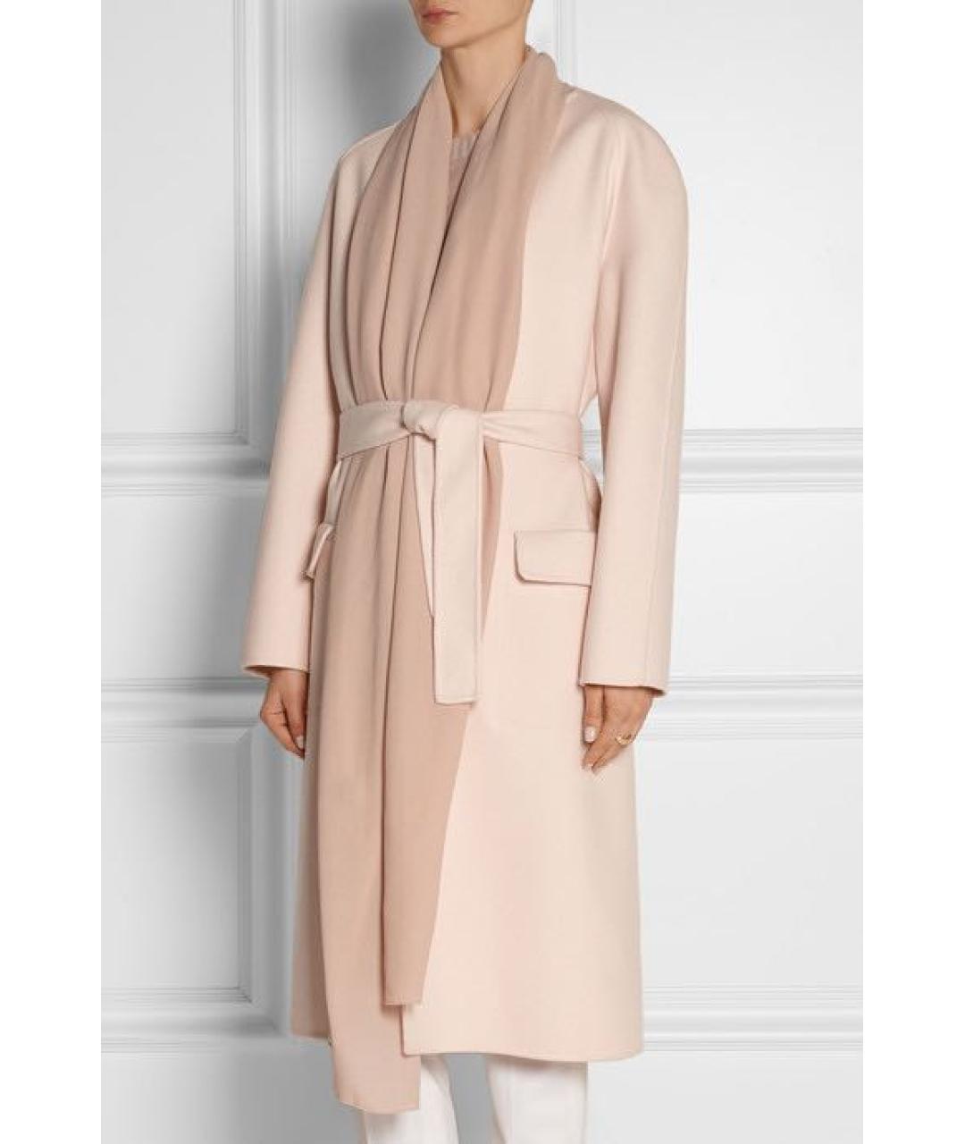 BOTTEGA VENETA Розовое кашемировое пальто, фото 8