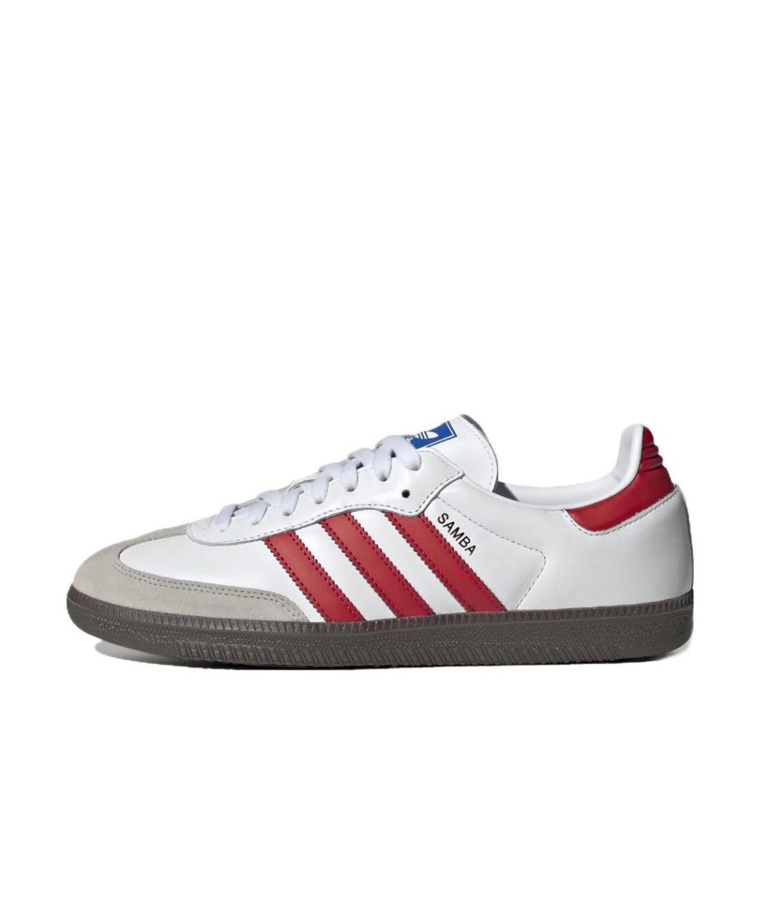 ADIDAS Белые кожаные кеды, фото 5