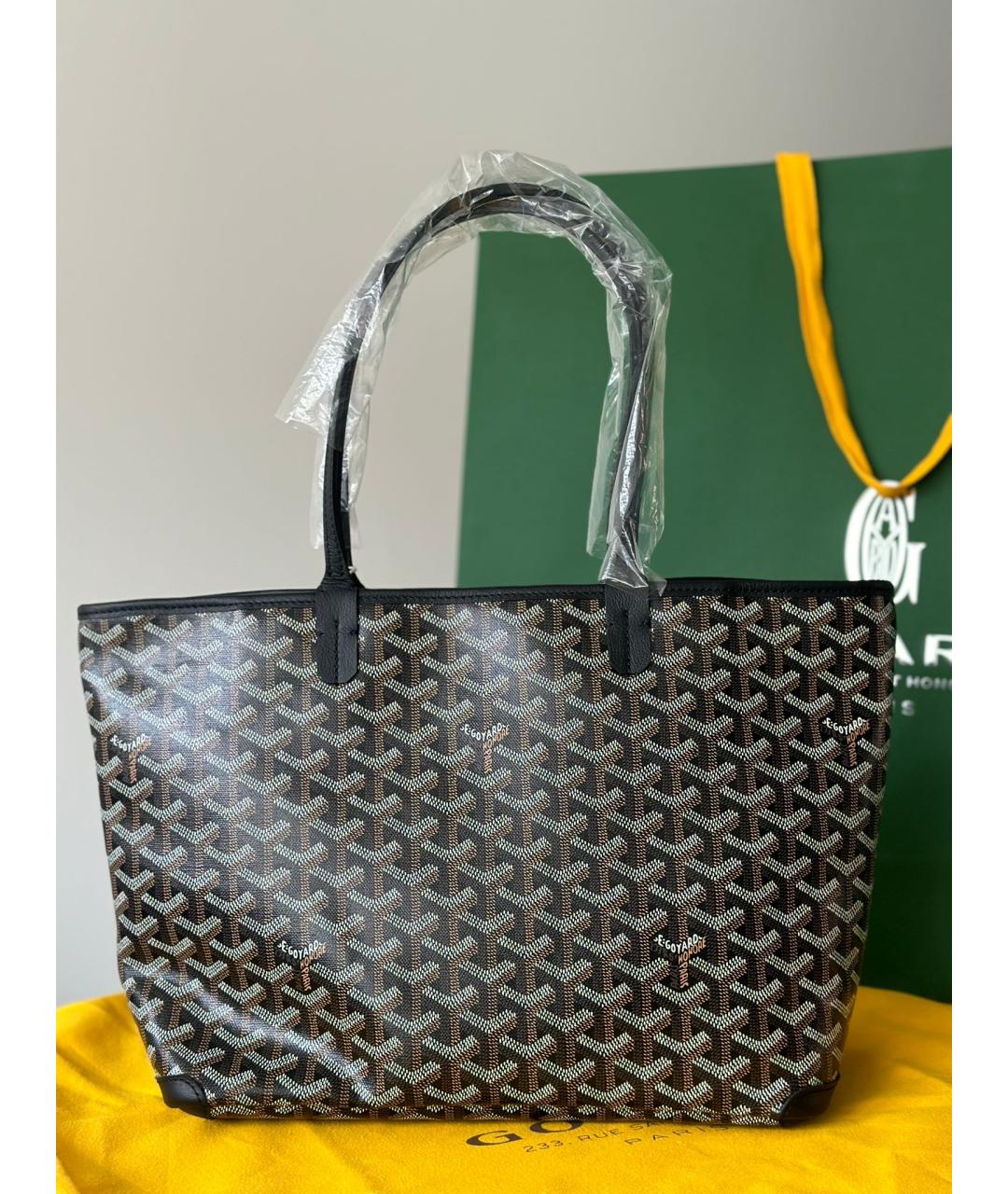 GOYARD Черная сумка тоут, фото 2