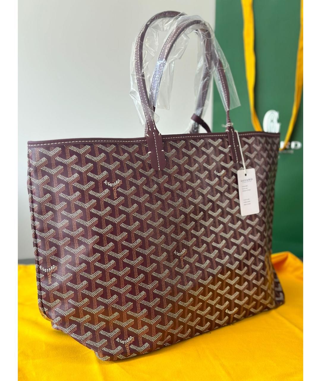 GOYARD Бордовая сумка тоут, фото 5