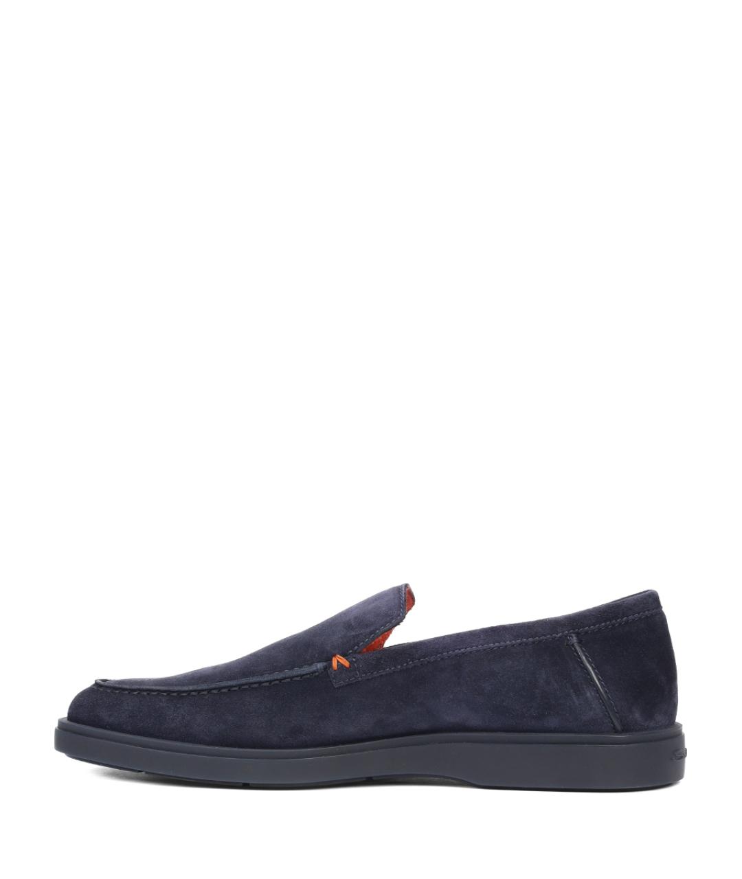 SANTONI Синие лоферы, фото 3