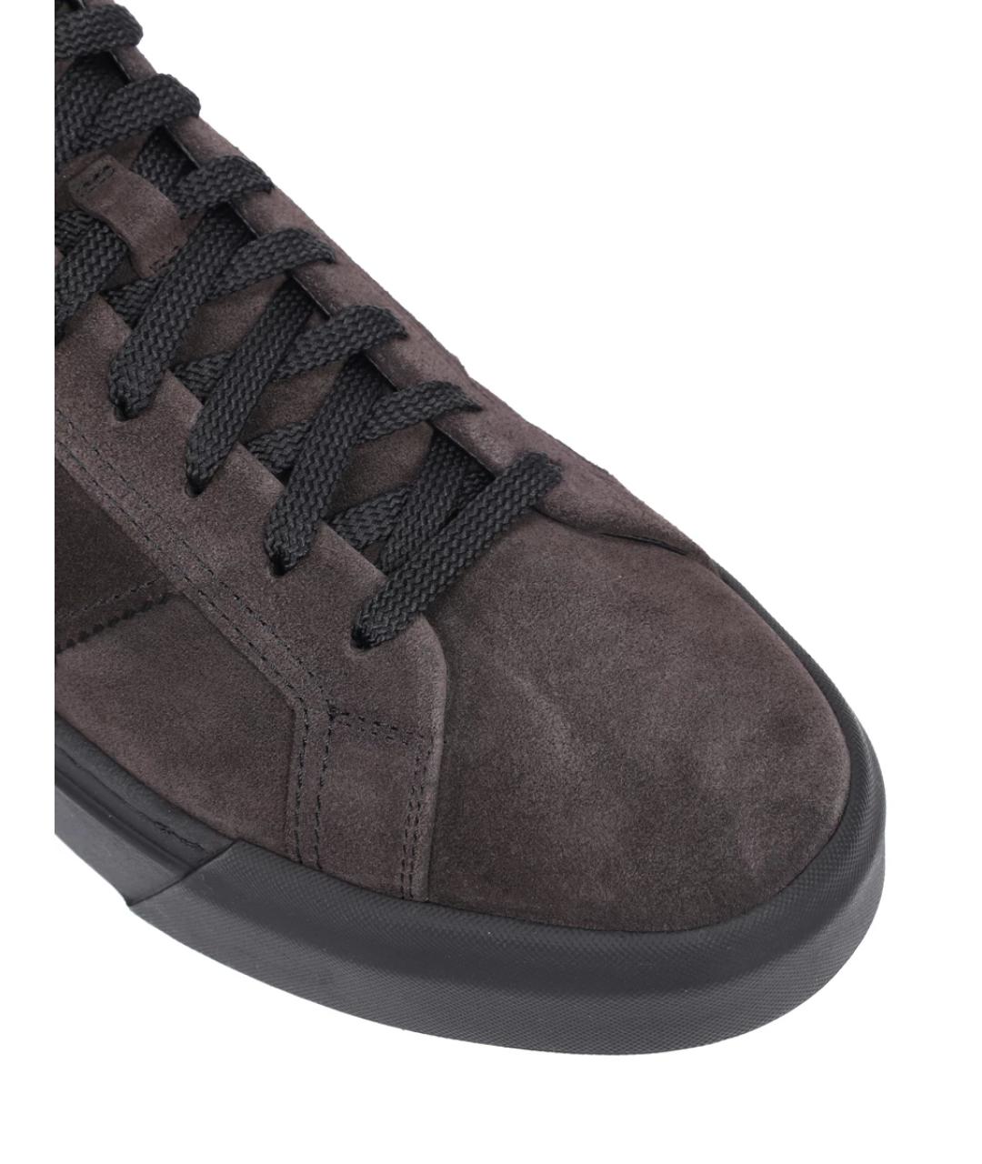 SANTONI Серые высокие кроссовки / кеды, фото 5