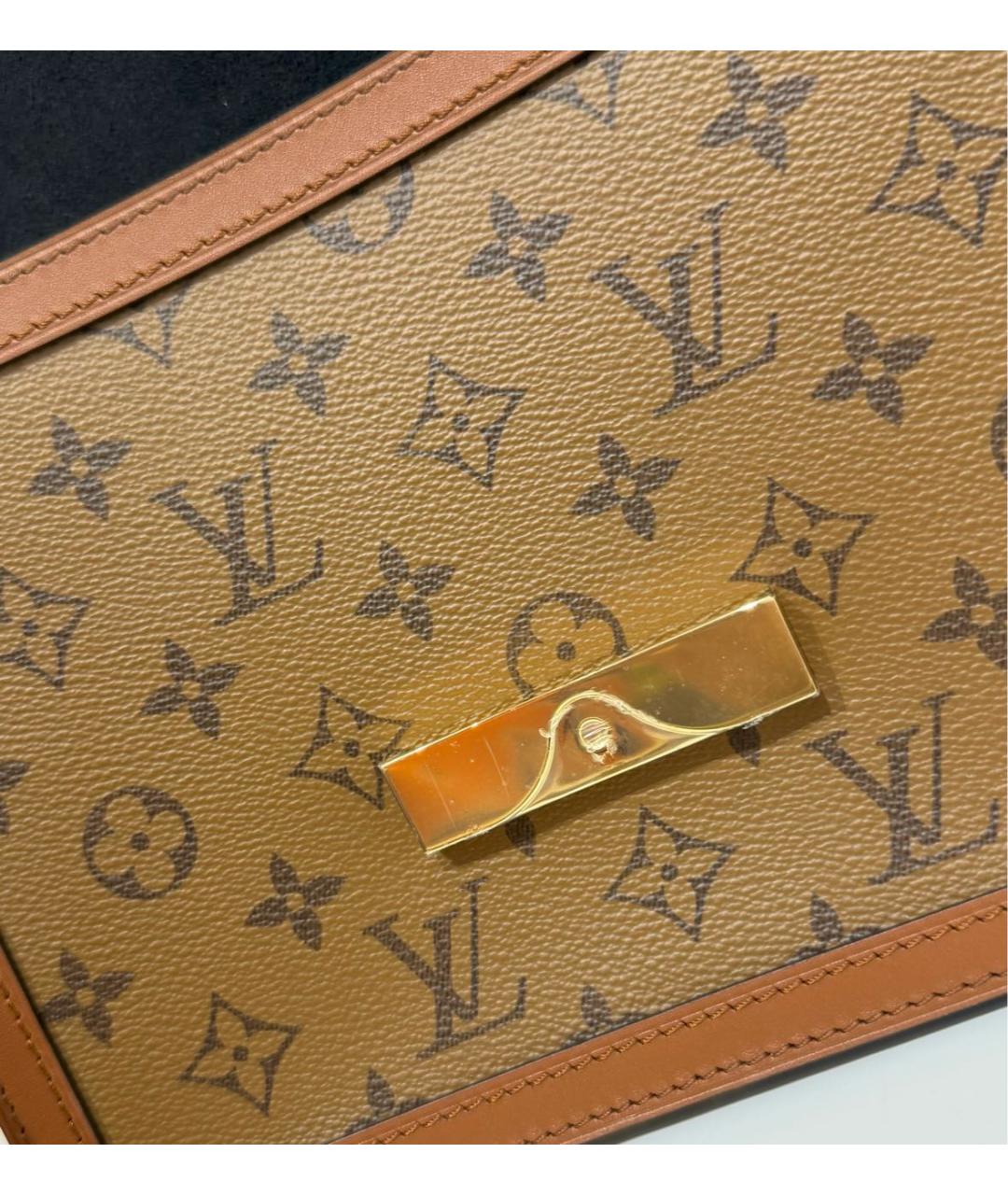 LOUIS VUITTON Коричневая сумка через плечо, фото 5