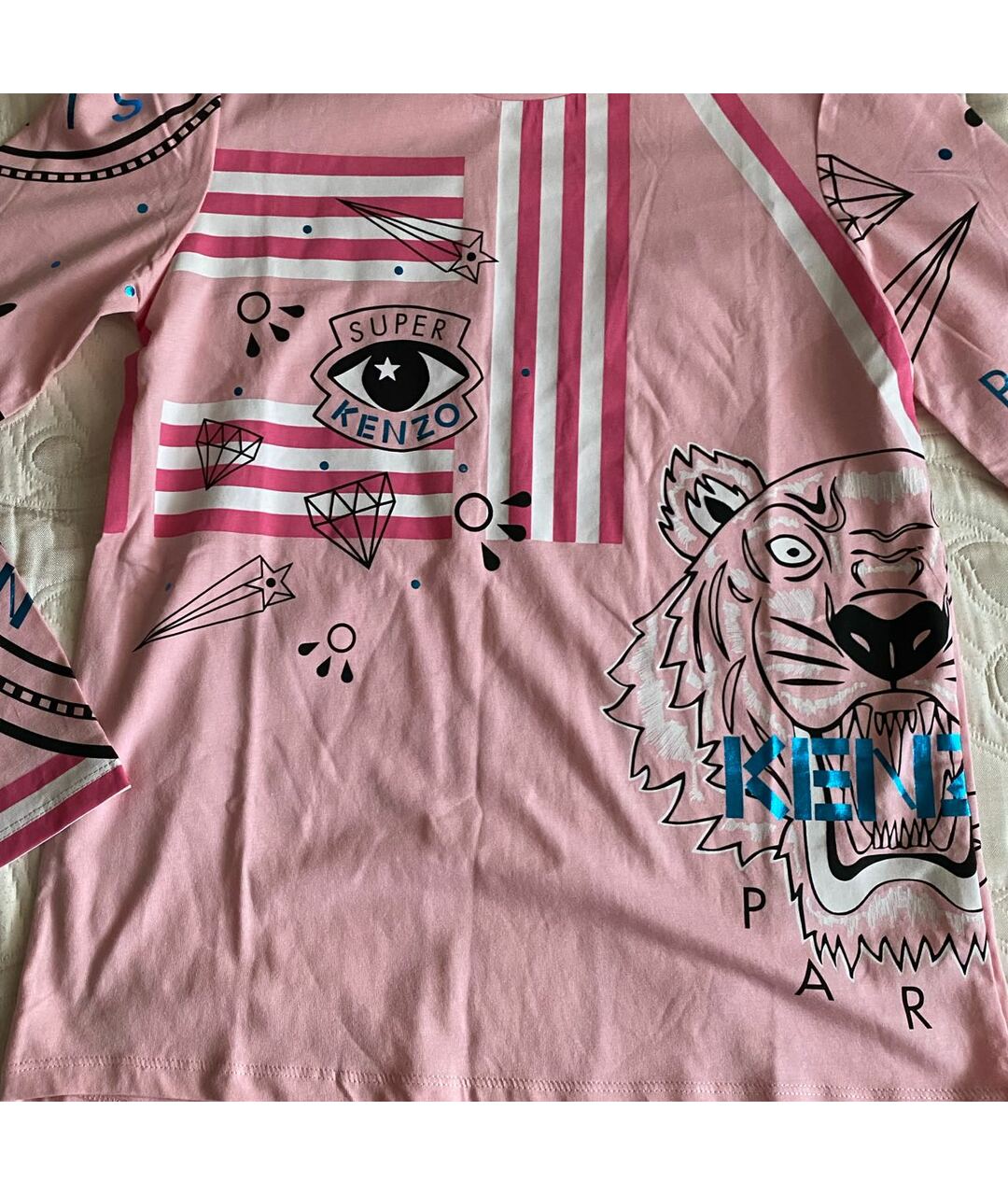 KENZO KIDS Розовый хлопковый детская футболка / топ, фото 4