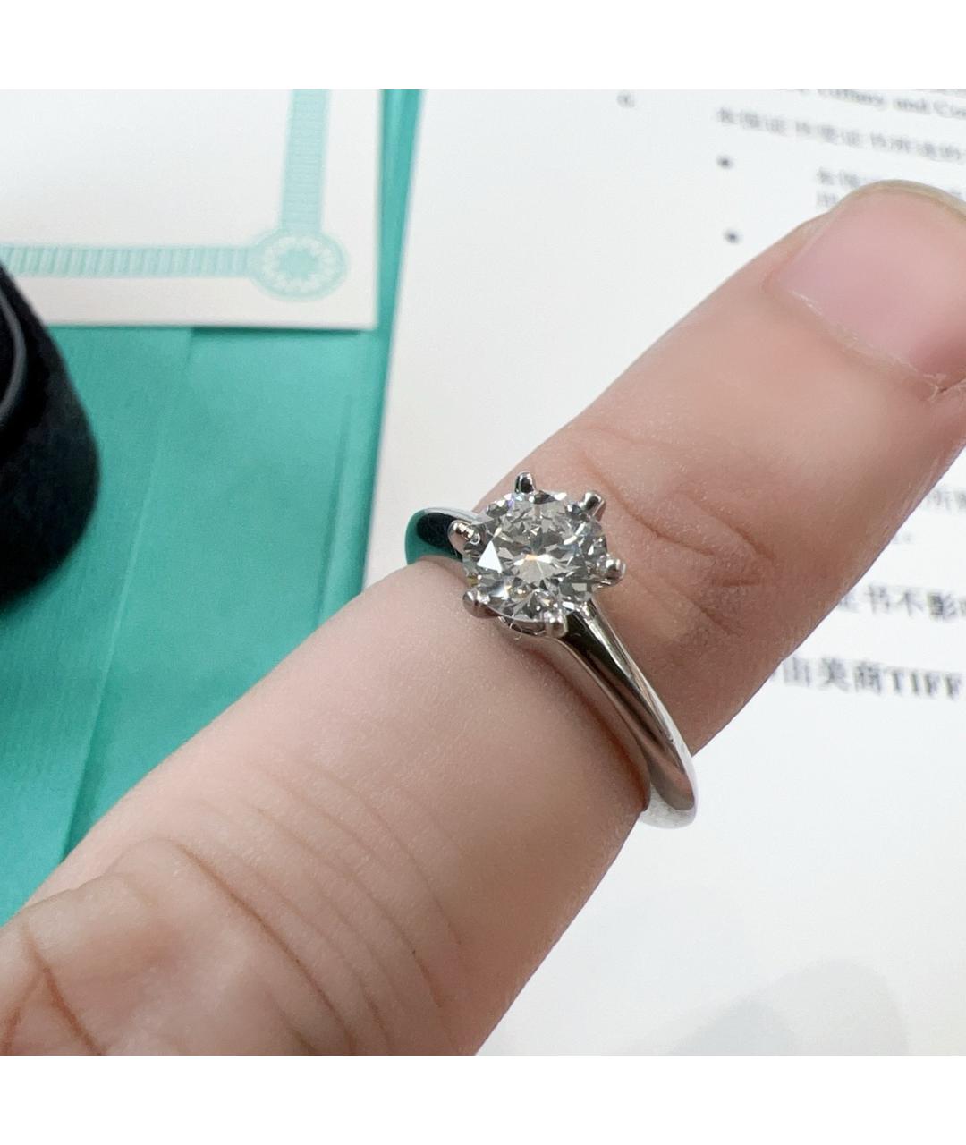 TIFFANY&CO Серебряное кольцо из белого золота, фото 3