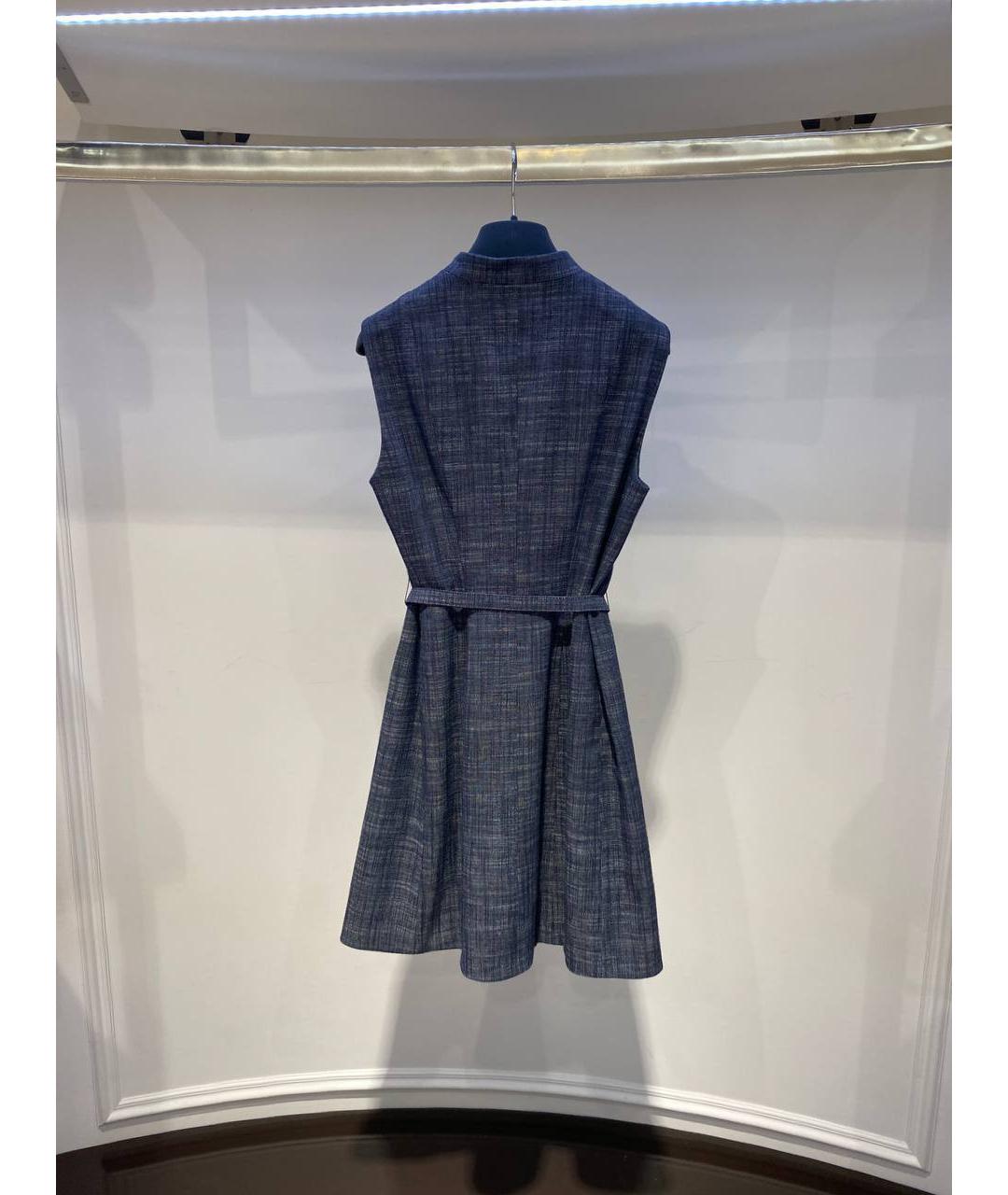 CHRISTIAN DIOR Серое повседневное платье, фото 3