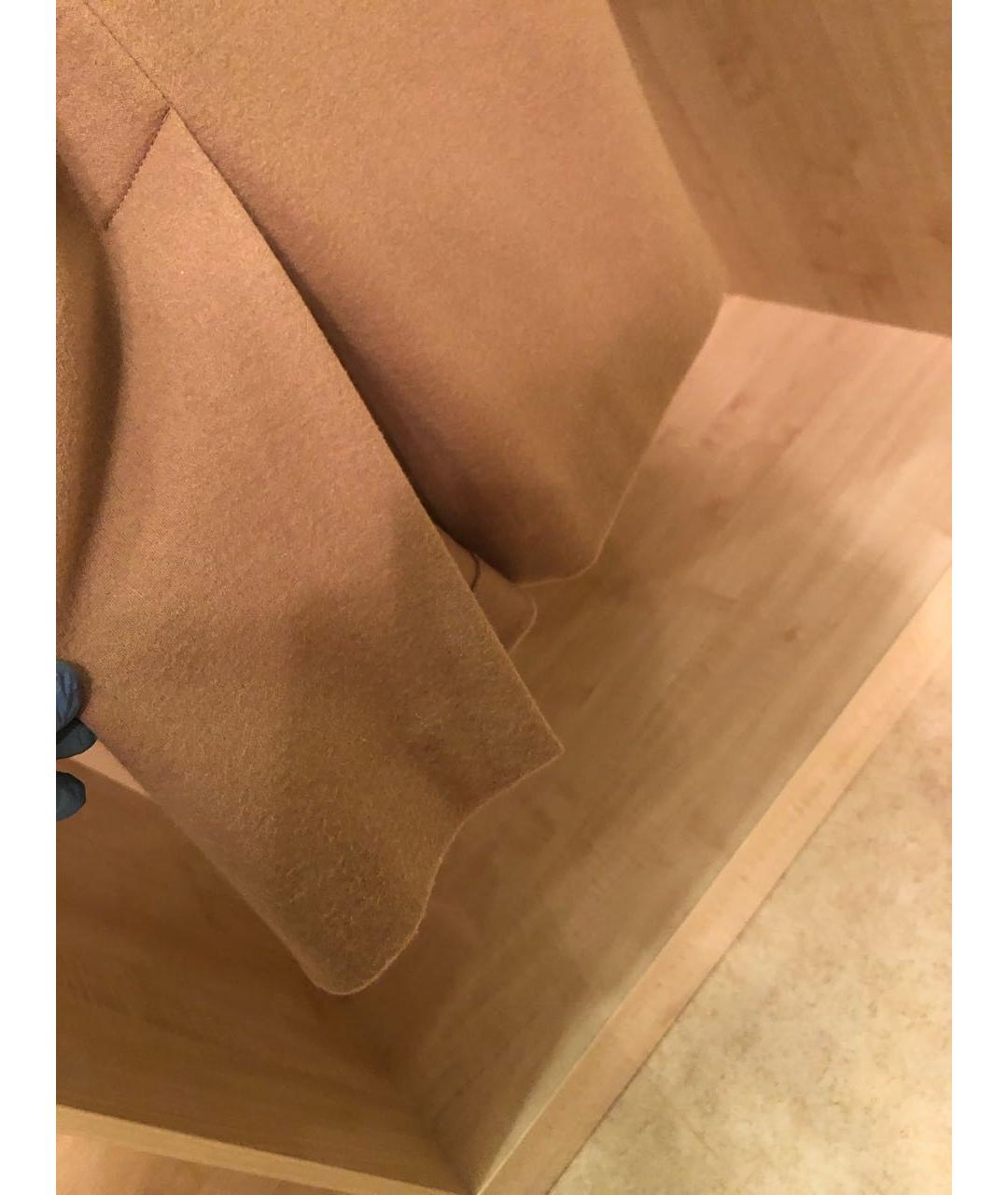 MAX MARA Бежевое шерстяное повседневное платье, фото 6