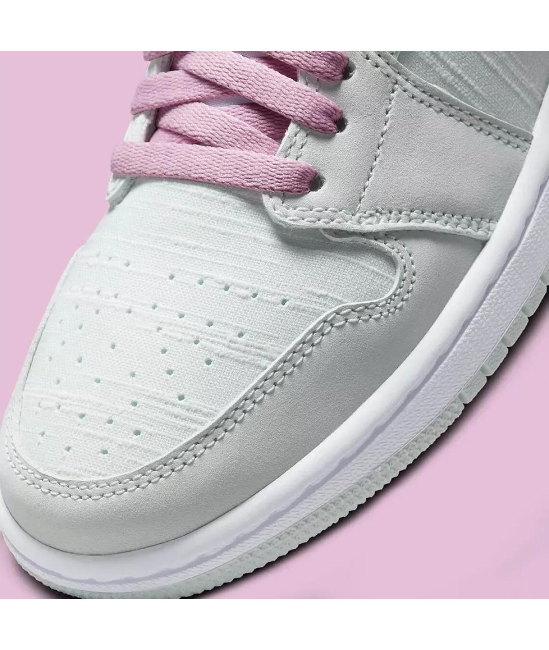 JORDAN Зеленые кожаные кроссовки, фото 6