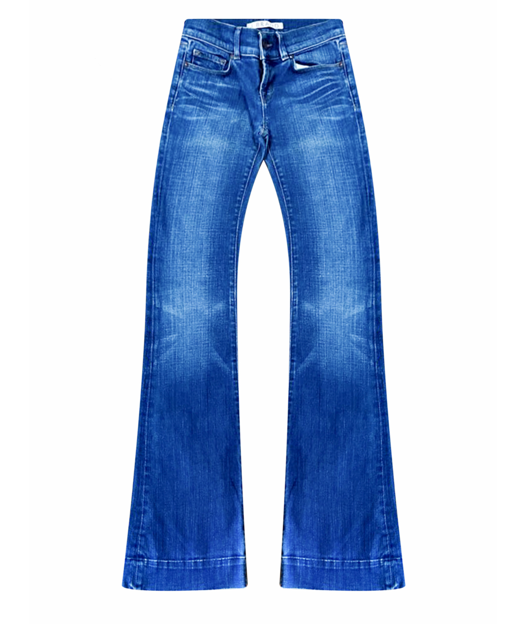 JBRAND Синие хлопковые джинсы клеш, фото 1