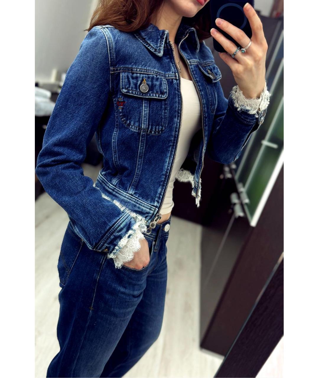 DIESEL Синяя деним куртка, фото 5