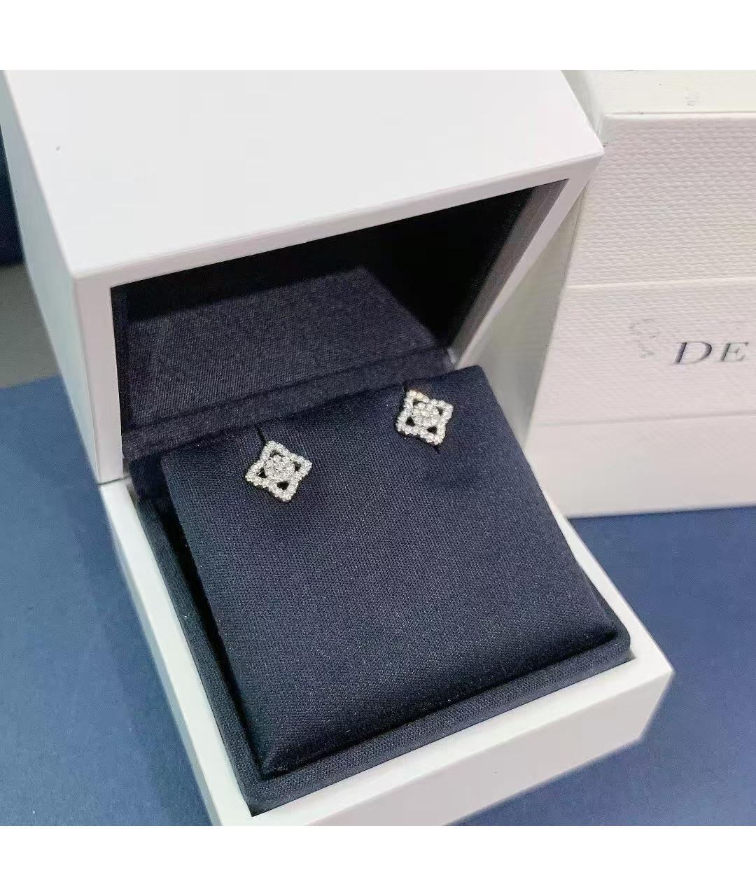 DE BEERS Серьги из белого золота, фото 2