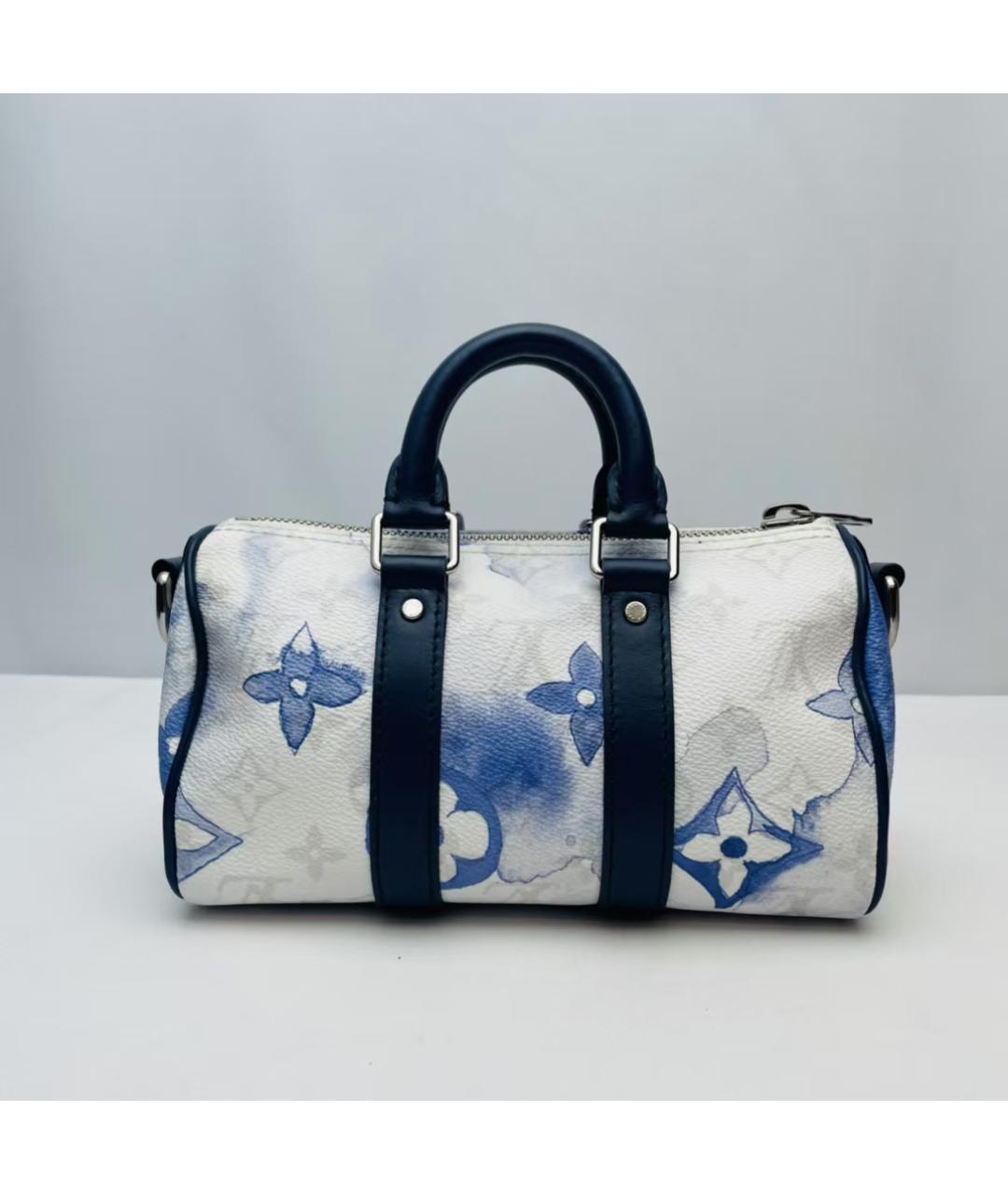 LOUIS VUITTON Синяя дорожная/спортивная сумка, фото 7
