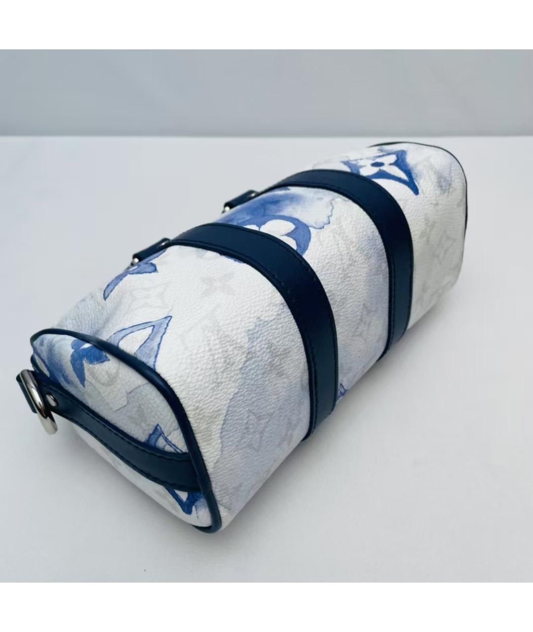 LOUIS VUITTON Синяя дорожная/спортивная сумка, фото 5