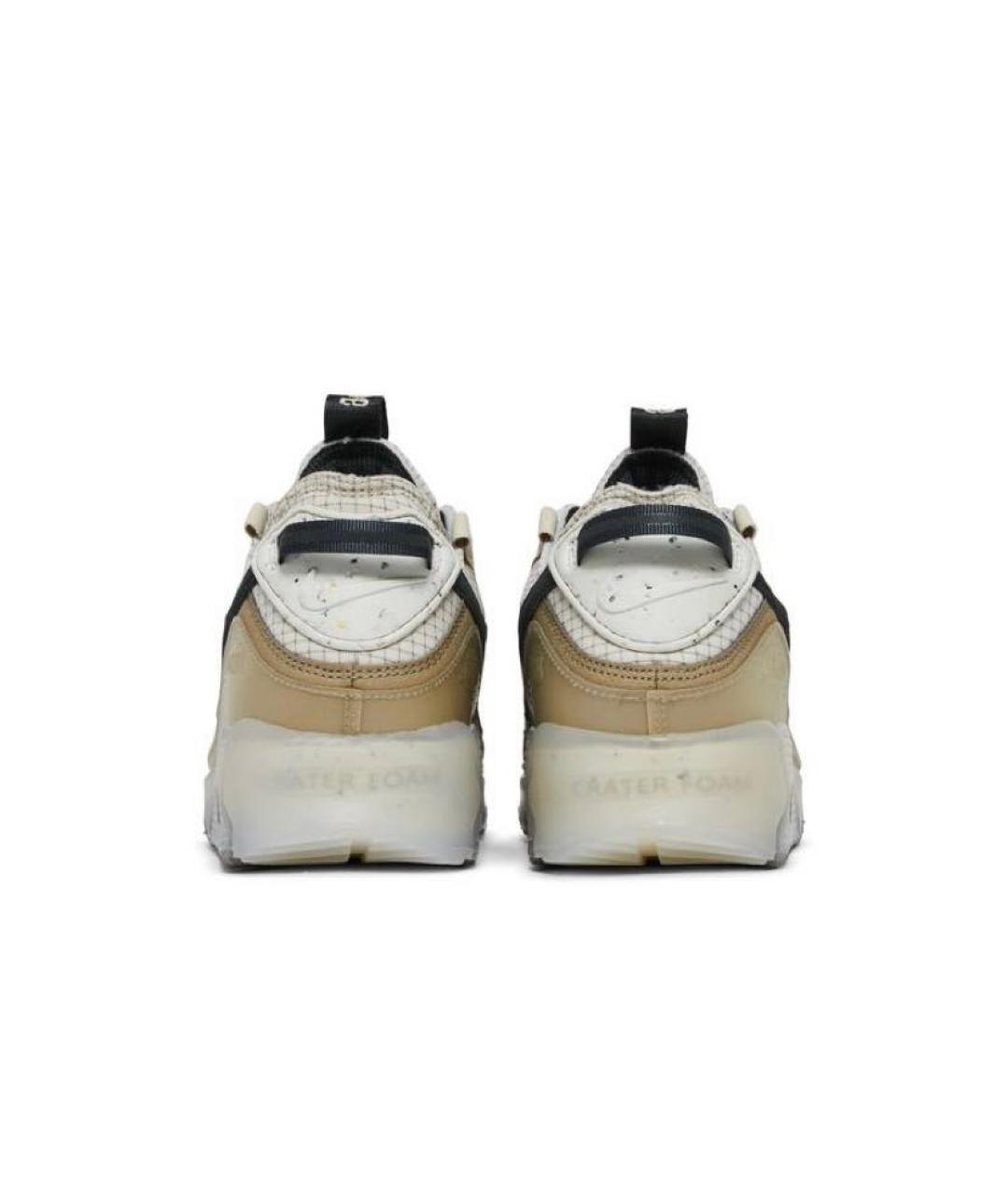 NIKE Коричневые синтетические кроссовки, фото 5