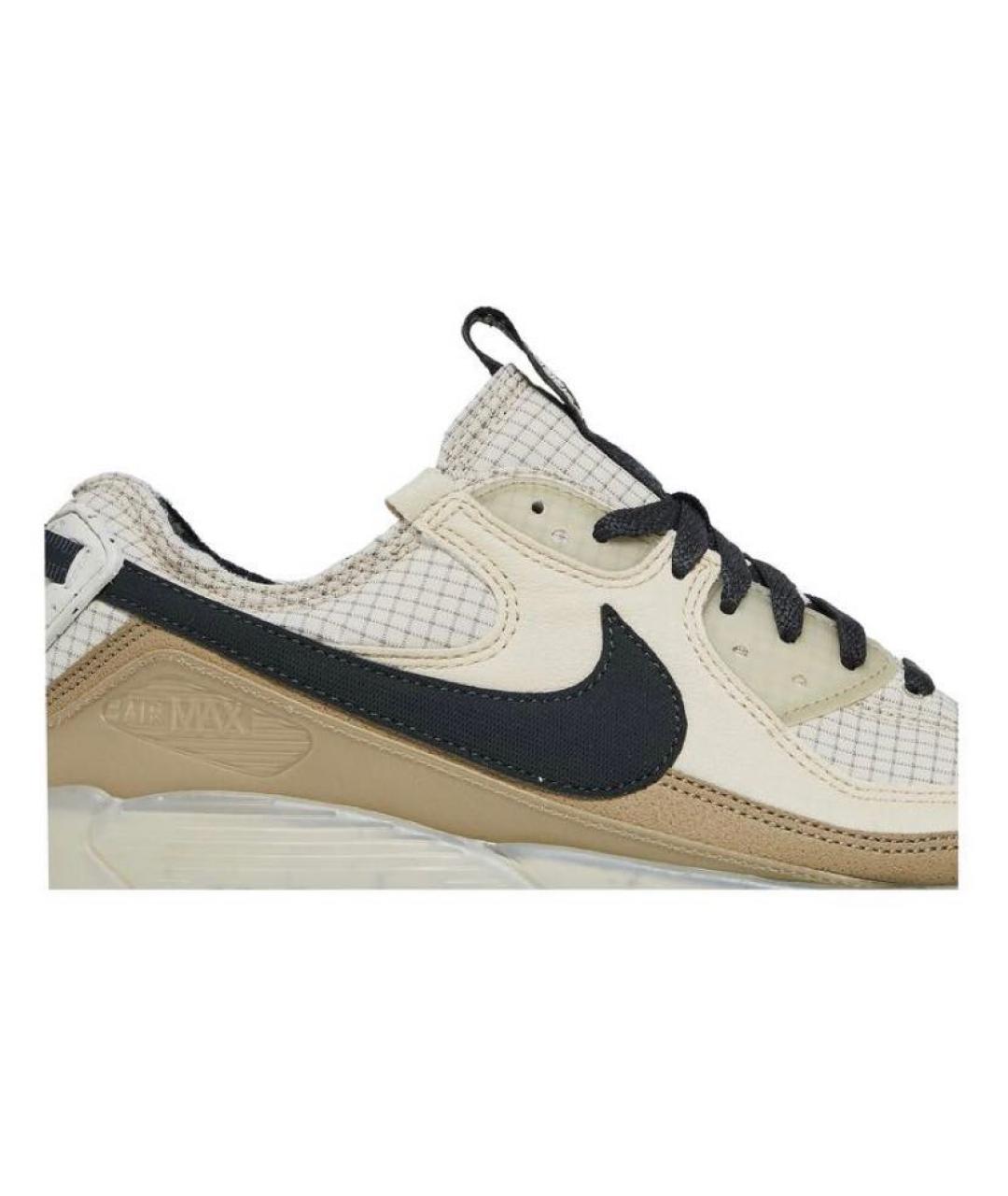 NIKE Коричневые синтетические кроссовки, фото 2