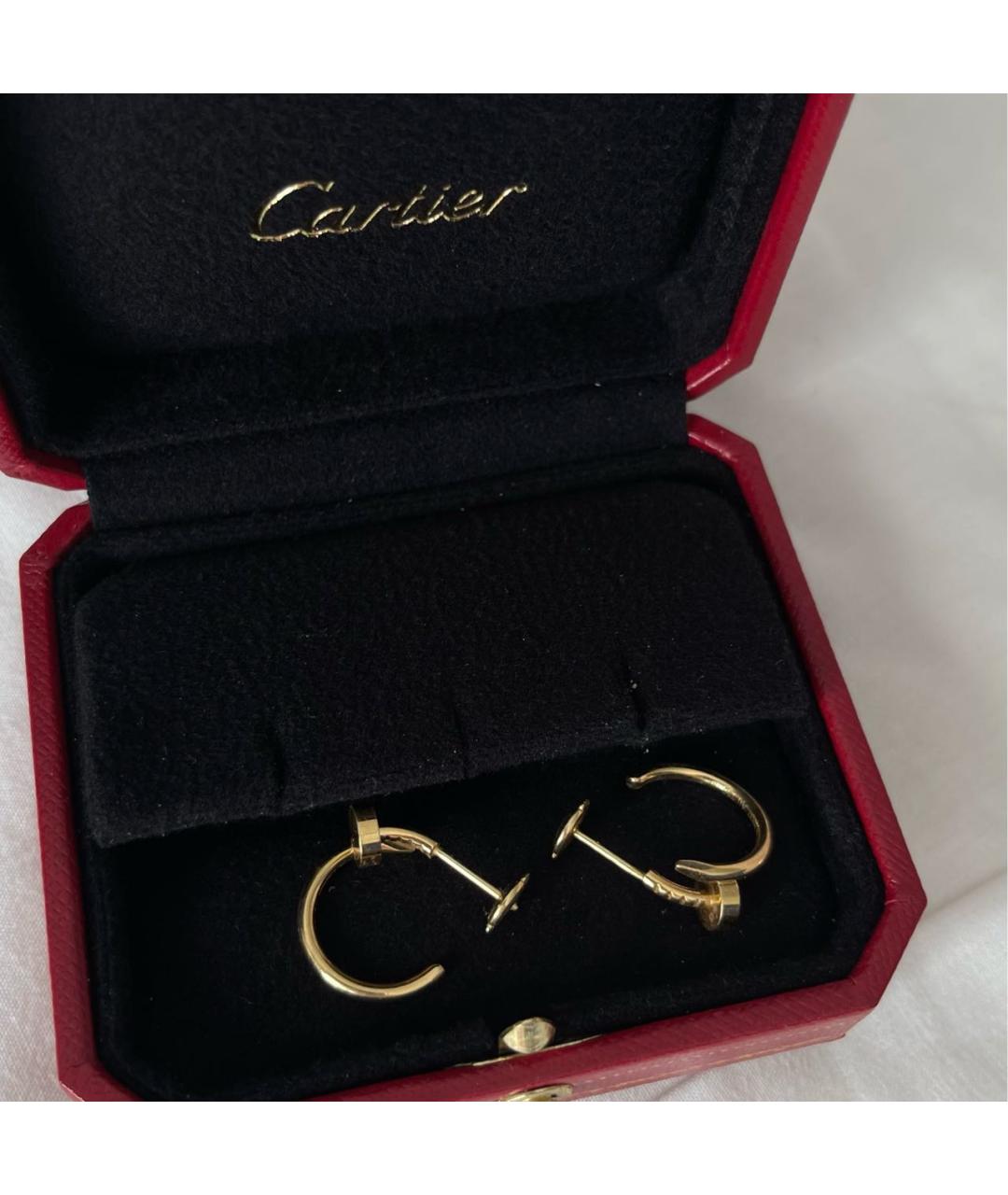 CARTIER Золотые серьги из желтого золота, фото 3