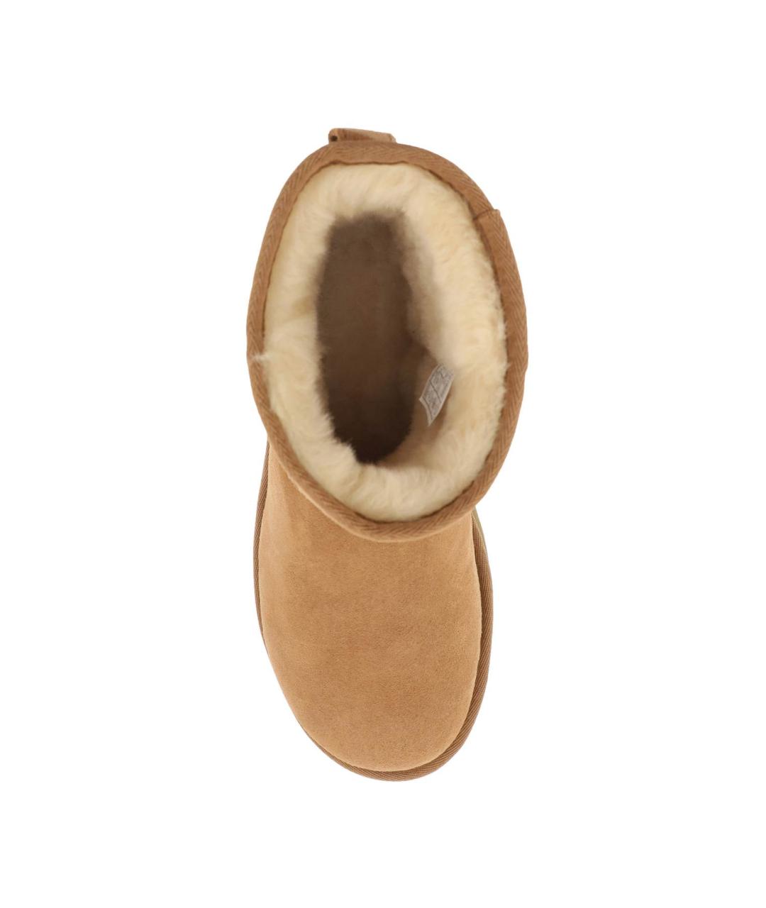 UGG AUSTRALIA Бежевые кожаные ботинки, фото 3