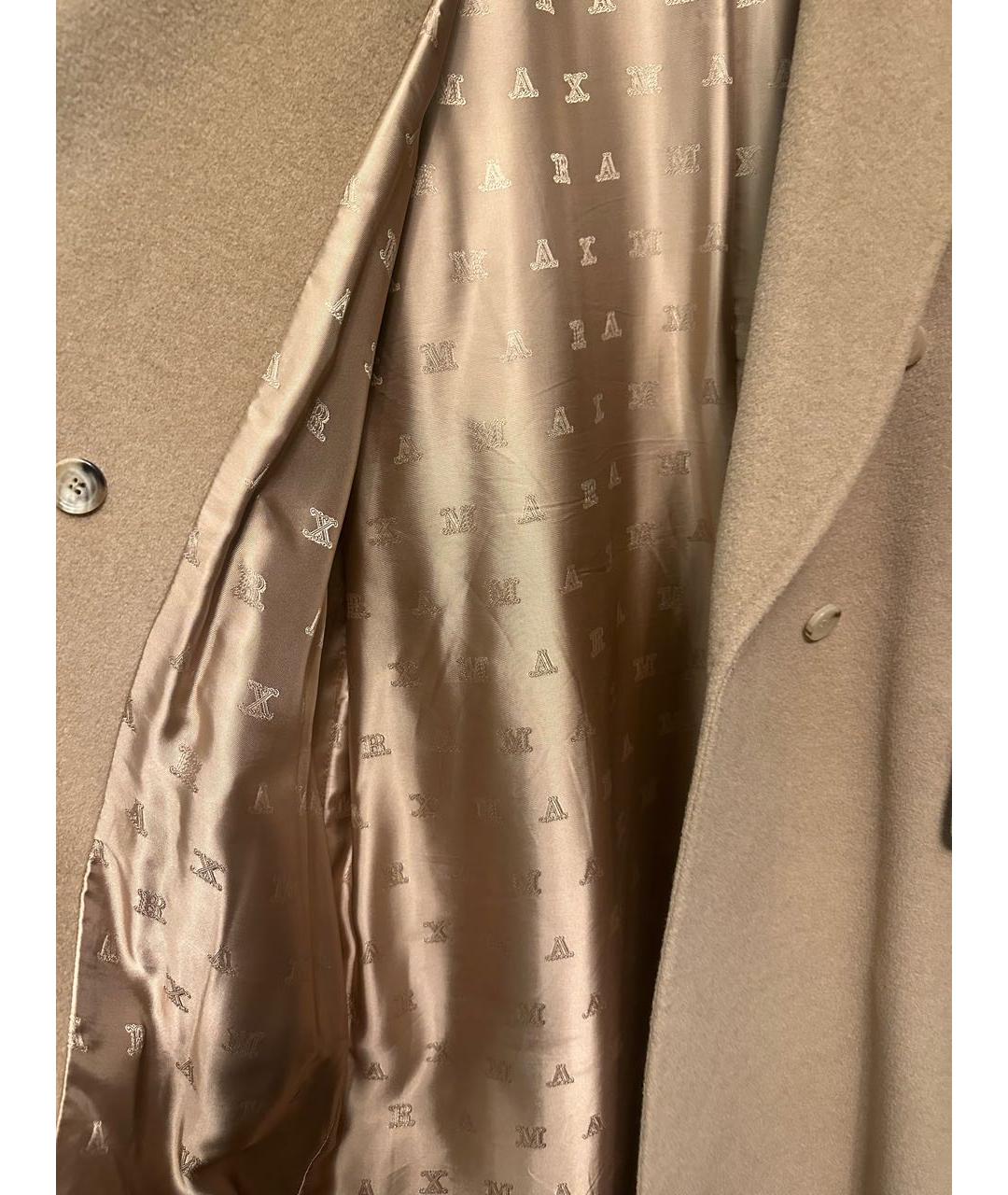 MAX MARA Горчичное шерстяное пальто, фото 3