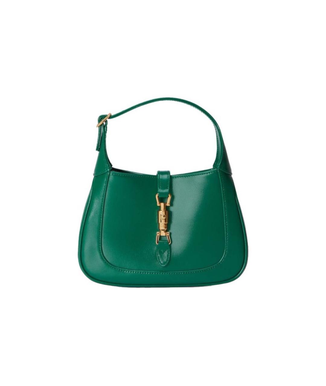 GUCCI Зеленая кожаная сумка через плечо, фото 1