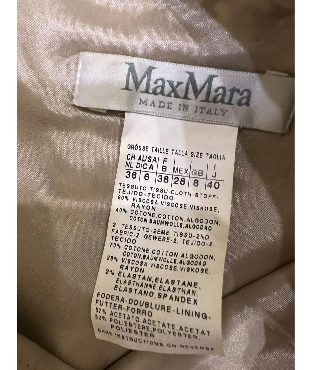 MAX MARA Мульти хлопковое коктейльное платье, фото 2