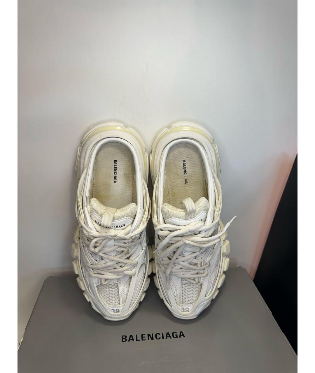 BALENCIAGA Белые кроссовки, фото 3