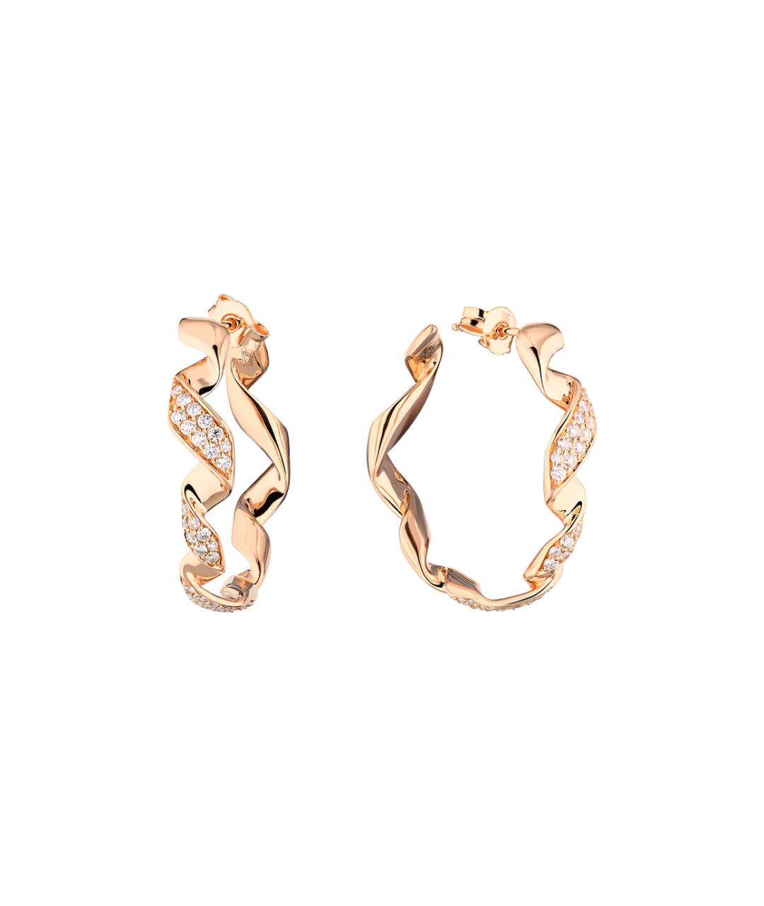 CHRISTIAN DIOR Золотые серьги из розового золота, фото 2