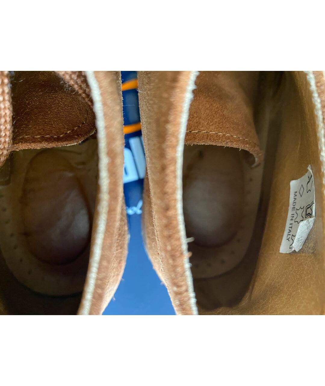 GALLUCCI Оранжевое замшевые ботинки, фото 7